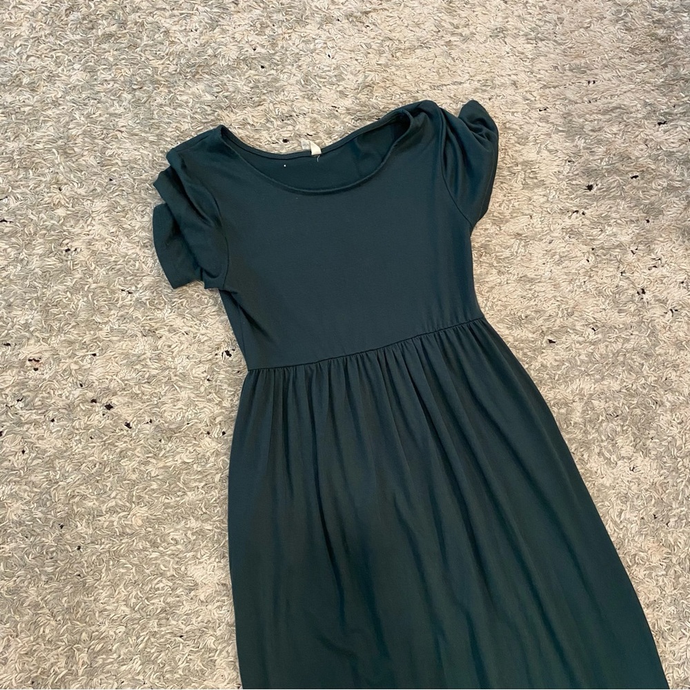 Pink Blush Maternity Emerald Green Dress